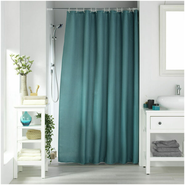 Bath curtain 180x200 Flamingo Quartz Blue