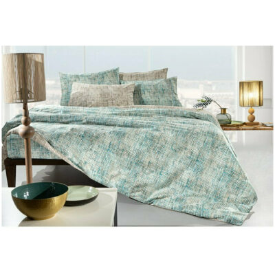 Set of extra double bed sheets 240x265 Guy Laroche Net Aqua