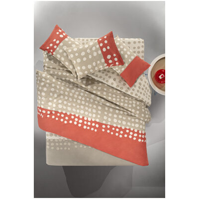 Bed sheet set 240×265 Guy Laroche Katia Coral