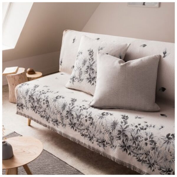 Three-seater sofa throw Gofis Home Ivy