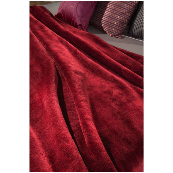 Blanket extra double velvet 220x240 Guy Laroche Smooth Burgundy