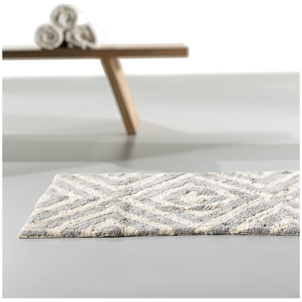 Bath mat 55x95 Guy Laroche Veta Silver