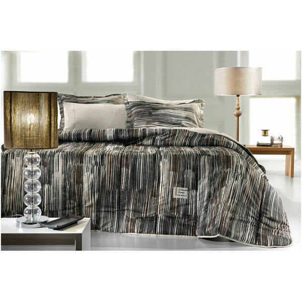 Extra Double Duvet Cover 225x245 Guy Laroche Focus Gray Brown