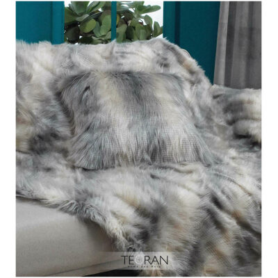 Sofa pillow 45x45 Teoran Pelt 14 Grey Beige