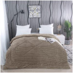 Blanket duvet 160×220 flannel isothermal Giorgio Lite Cigar