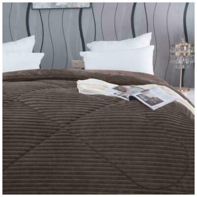 Extra double blanket duvet 220 × 240 Giorgio Lite Brown