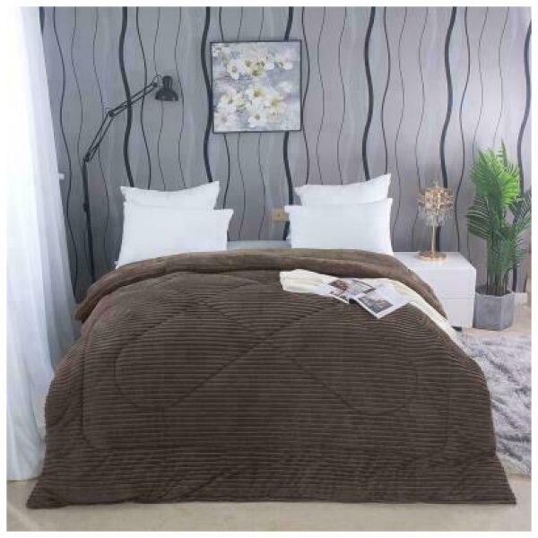 Extra double blanket duvet 220 × 240 Giorgio Lite Brown