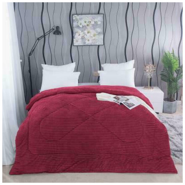 Extra double blanket duvet 220x240 Giorgio Lite Burgundy