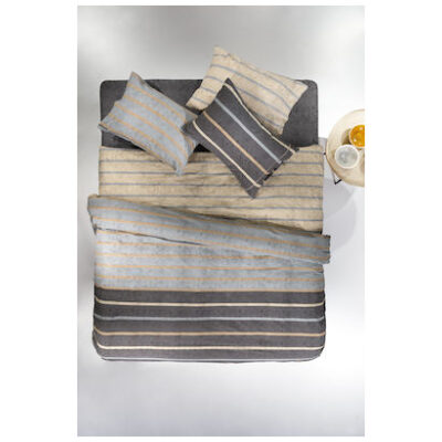 Duvet cover set extra double with 2 pillowcases Guy Laroche Siesta Grey