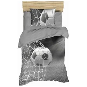 Bed sheet set 160x250 Flamingo Soccer Grey