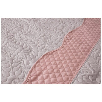 Κουβερλί μονό 160×220 Flamingo Lio - Pudra-Light grey