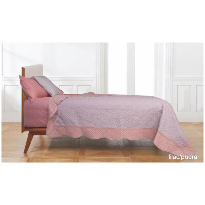 Blanket single 160×220 Flamingo Lio Pudra Light gray