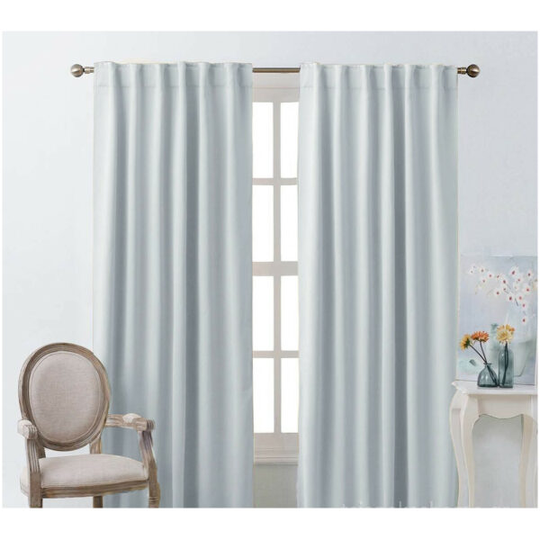 Curtain slot Black out Width 140cm x Height 260cm – Light Grey