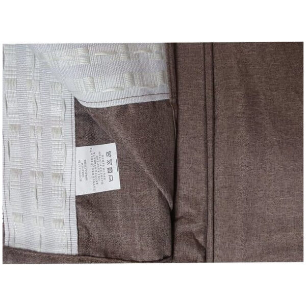 Curtain slot Width 300cm x Height 270cm  Dark brown color