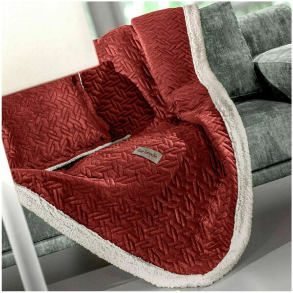 Throw blanket set 130×170 Guy Laroche Ristretto Rosso