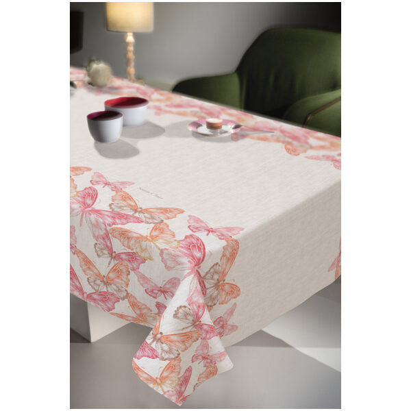 Tablecloth 145×180 Saint Clair 1031 Coral