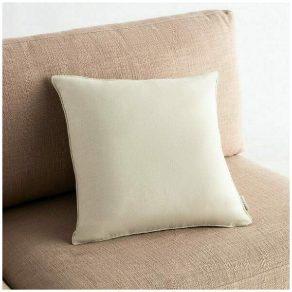 Διακοσμητική μαξιλαροθήκη 43×43 Gofis Home Chrome Offwhite