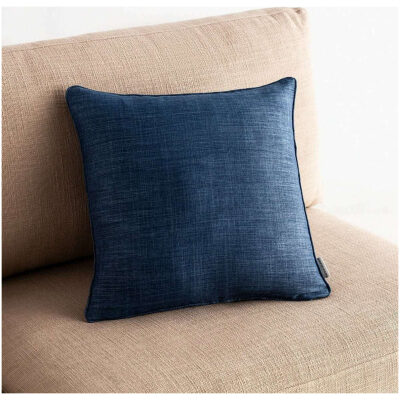 Decorative pillowcase 43×43 Gofis Home Chrome Blue Jean