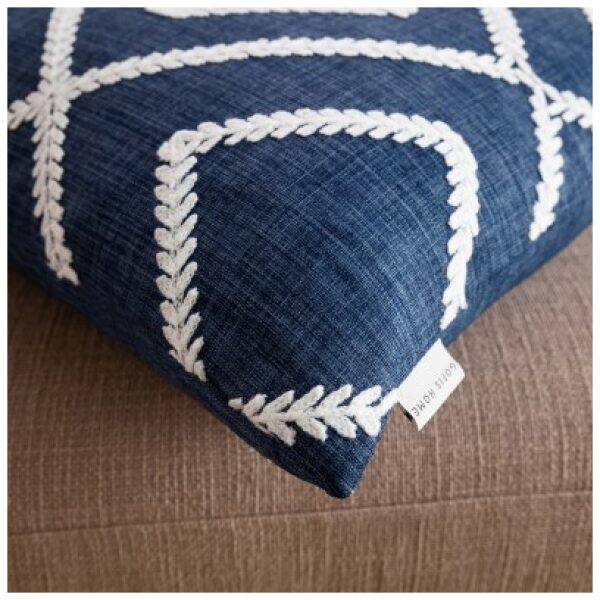 Decorative pillowcase 43×43 Gofis Home Fabio Blue Jean