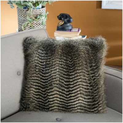 Decorative pillowcase 45×45 Teoran Pelt 10 Brown Beige