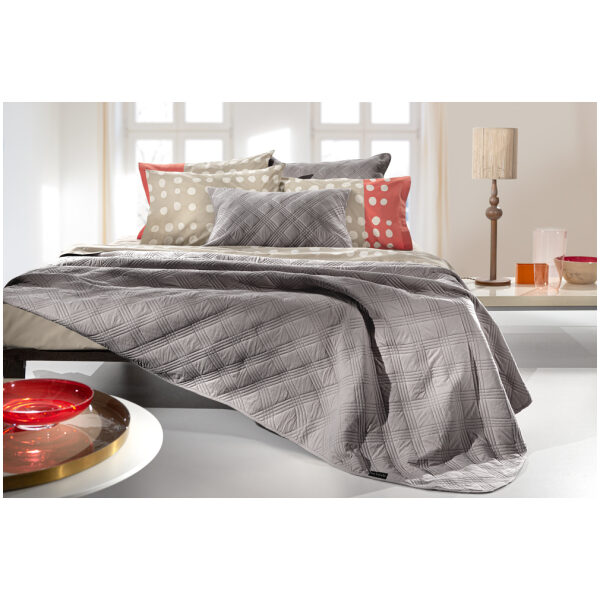 Single blanket 160×240 Guy Laroche Cobalt Taupe