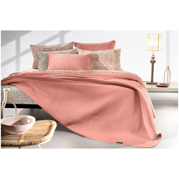 Single blanket 160×240 Guy Laroche Riva Coral