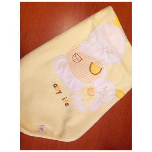 Baby changing tab pique 90x90 Baby Life Yellow