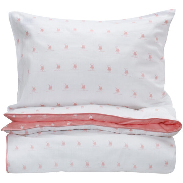 Baby duvet cover set 120x160 Greenwich Polo Club 2902 White Pink