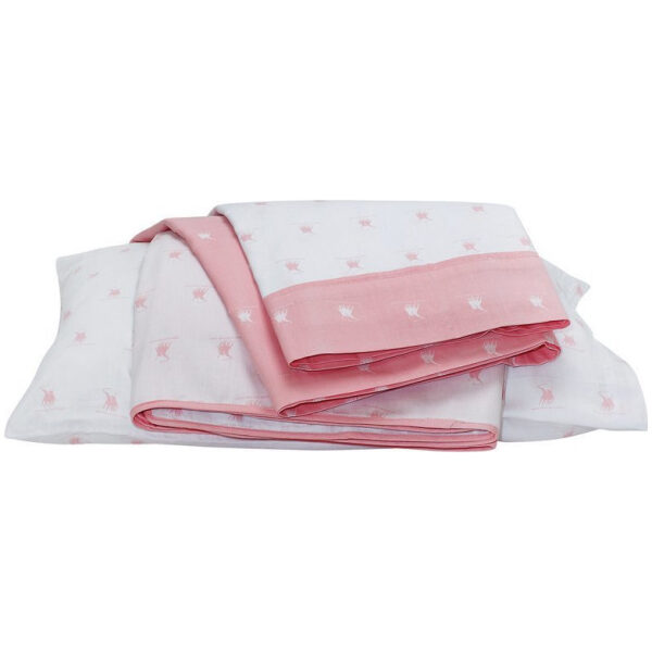 Baby duvet cover set 120x160 Greenwich Polo Club 2902 White Pink