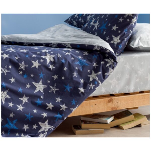 Single sheets set 160x260 Galaxy Blue