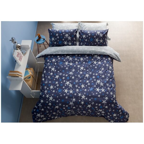 Single sheets set 160x260 Galaxy Blue