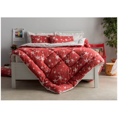 Single sheets set 160 × 260 Galaxy Red