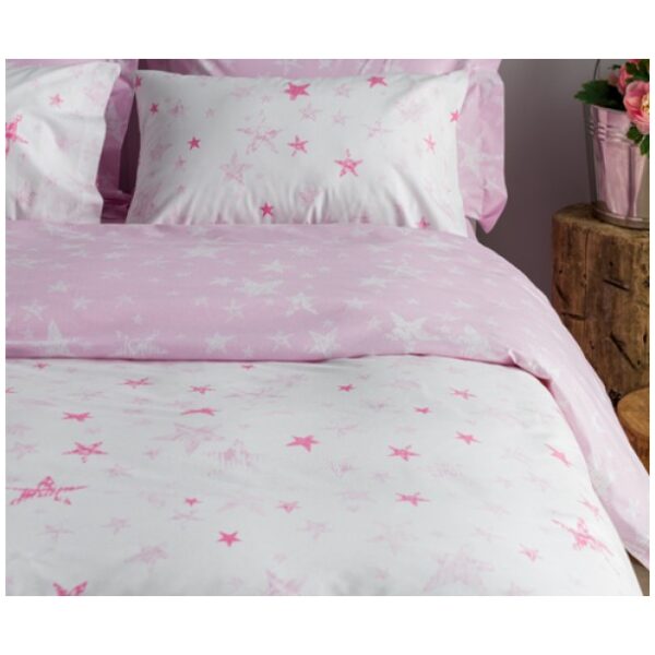 Single sheet set 160 × 260 Galaxy Pink