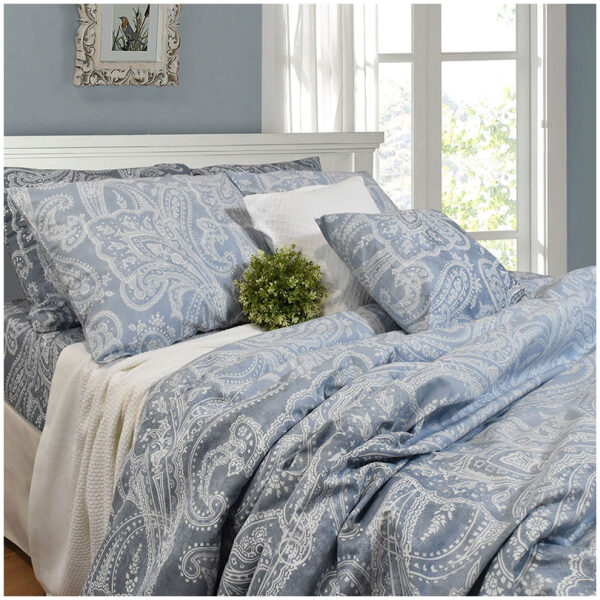 Set of double sheets 240x260 Nexttoo 3144 Light blue