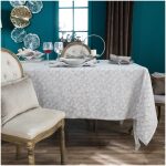 Tablecloth set 7 pcs Teoran Eze Beige Grey