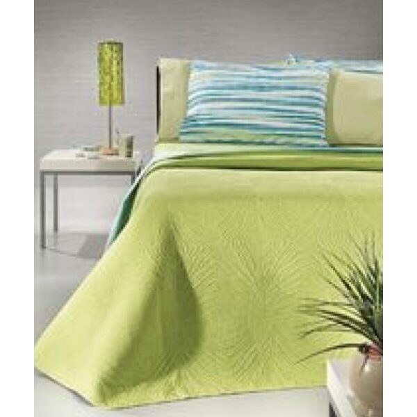 Extra double blanket 224x250 Azzaro Paris Jilda Lime