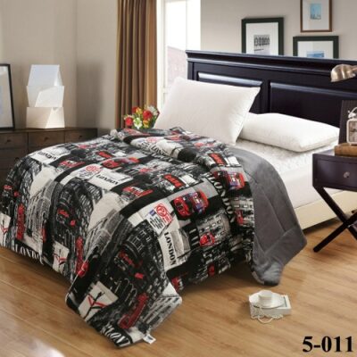 Blanket duvet 160x210 flannel isothermal London Printed