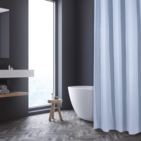 Bath curtain 180x200 Das Home 1087 - Light blue