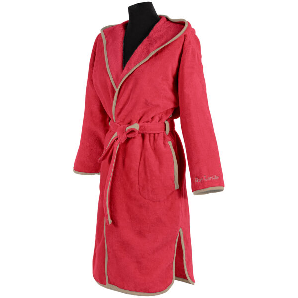 Guy Laroche Comfy red hooded bathrobe