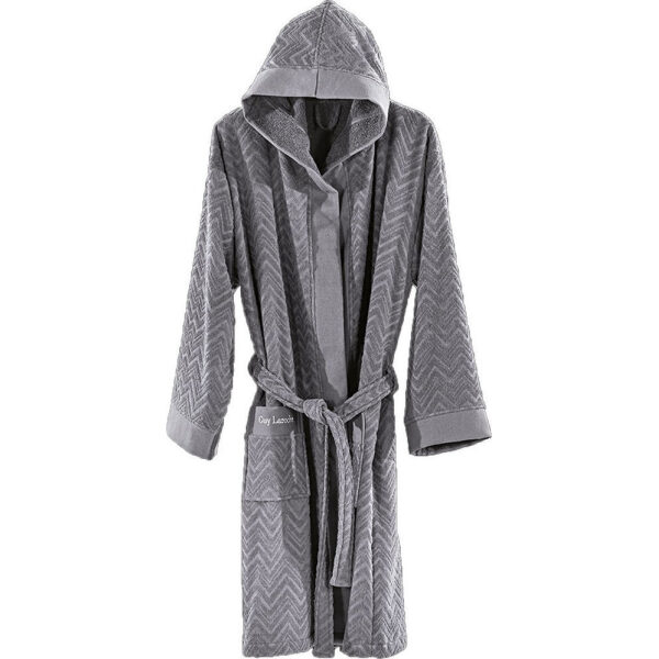 Hooded bathrobe Guy Laroche Palacio Silver