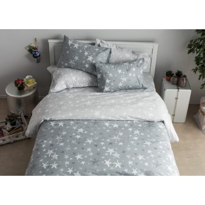 Duvet single 160x230 Galaxy Grey