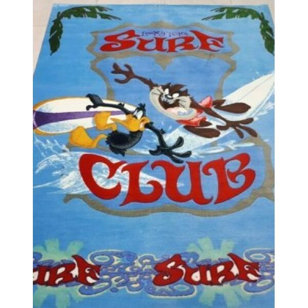 Children's carpet 140x200 Looney Tunes Taz 744 Blue