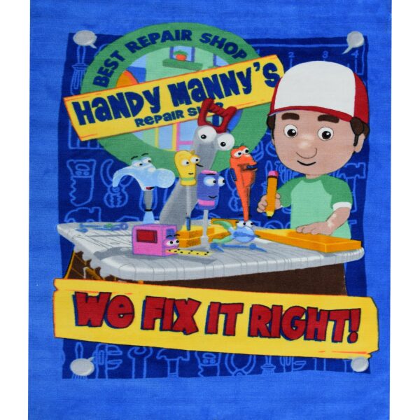 Παιδικό χαλί 140x200 Disney Handy Manny 801 Πολύχρωμο