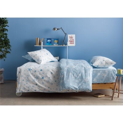 Duvet cover single 160x250 Galaxy Blue White