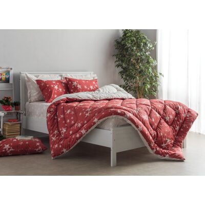 Duvet cover single 160x250 Galaxy Red