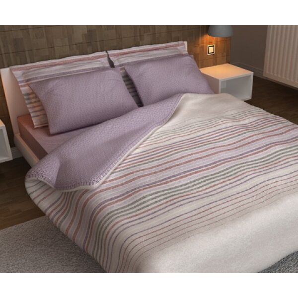 Duvet cover single 160x250 Sea Lilac