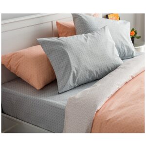 Duvet cover extra double 220x250 Ariadne Orange Gray