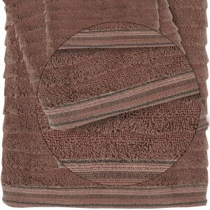 Set of towels 3pcs Das Home Best 0581 Brown