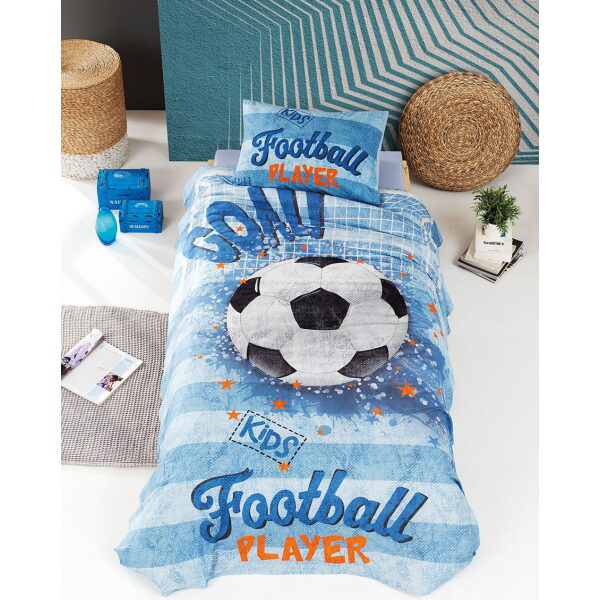 Bed sheets set Beauty Home Player Art 6106 Blue