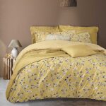 Set of double sheets with elastic Das Home Happy 9537 Ocher